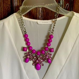 Magenta necklace